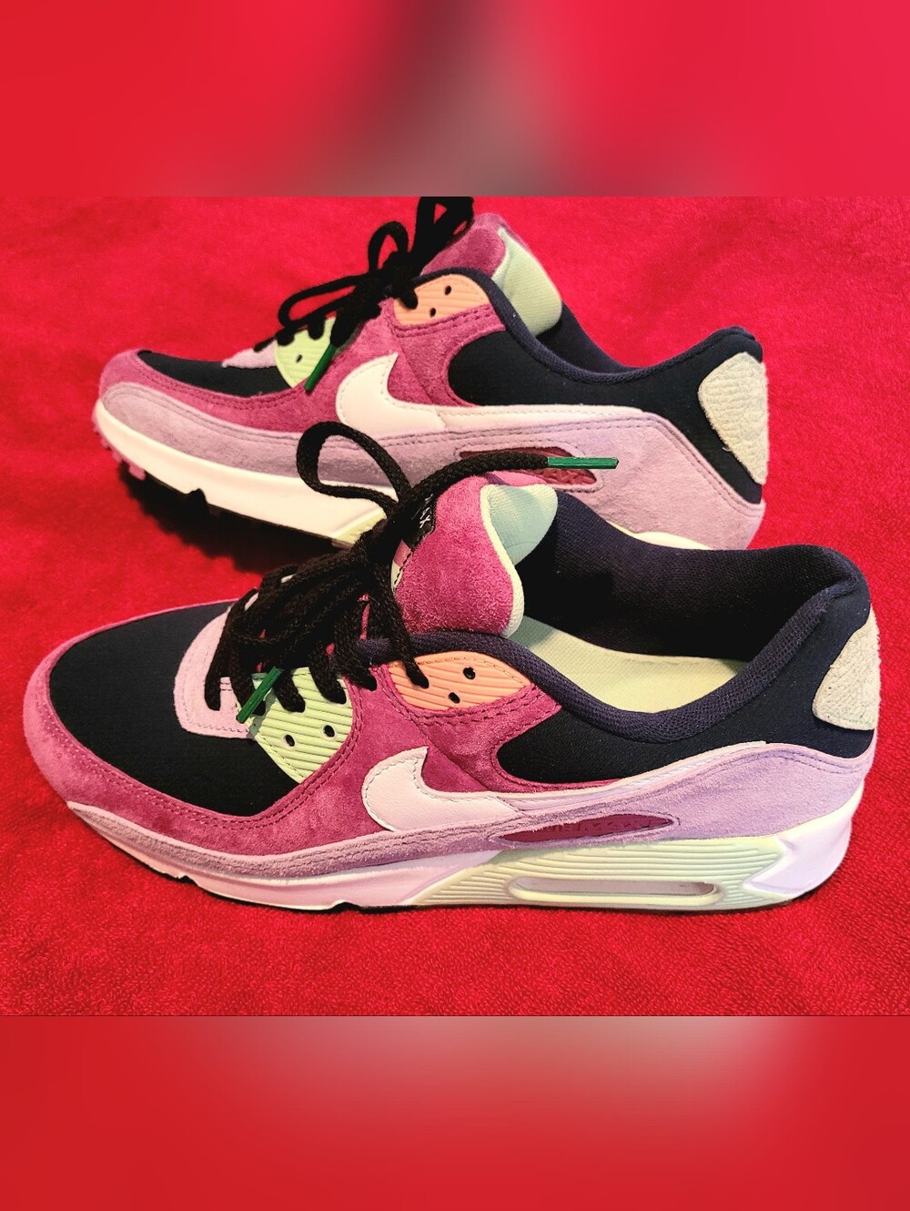 NikeAir Max 90 NRG 'Light Bordeaux Armory Navy' Men's - Sz 10.5